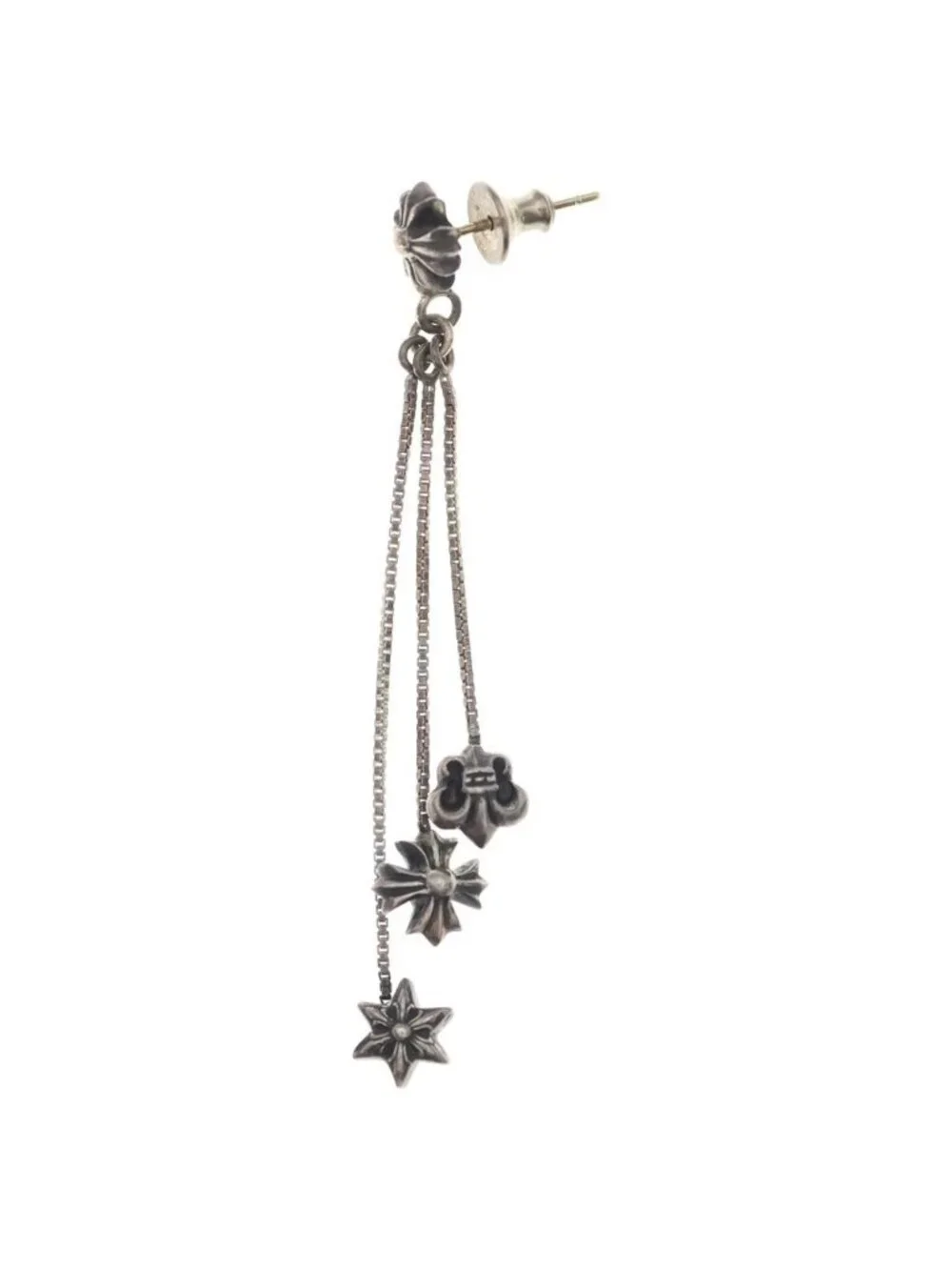 Chrome Hearts Jojo PST Pls Earrings Right Ear Silver